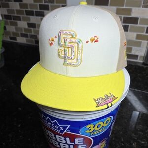 San Diego Padres Day Of The Dead New Era Hat / Size 7 3/8 W/Collector Clip RARE